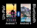 Android How To Unpair Bluetooth