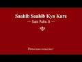 Download Lagu Saahib Saahib Kya Kare - Sant Paltu Ji - RSSB Shabad