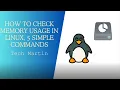 How to Check Memory Usage in Linux 5 Simple Commands