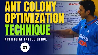 Ant colony optimization technique in Artificial Intelligence