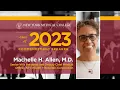 NYC Health Hospitals Deputy Chief Medical Officer Dr Machelle Allen Greets the SOM Class of 2023