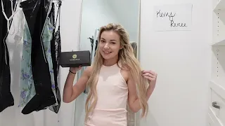 stacked on my rack clothing haul