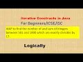 Iterative Constructs in Java Programming Practice - 05 Iterative Constructs in Java Programs