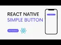 Make Nice Looking Button in REACT NATIVE
