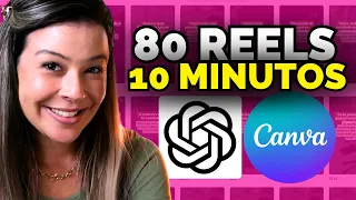 🟡 CLASS: How to create 80 REELS/TIKTOK/SHORTS in 10 MINUTES with Canva + GPT CHAT