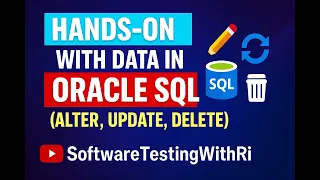 Lecture 3 Oracle SQL Developer Hands-On ALTER UPDATE DELETE COMMIT ROLLBACK