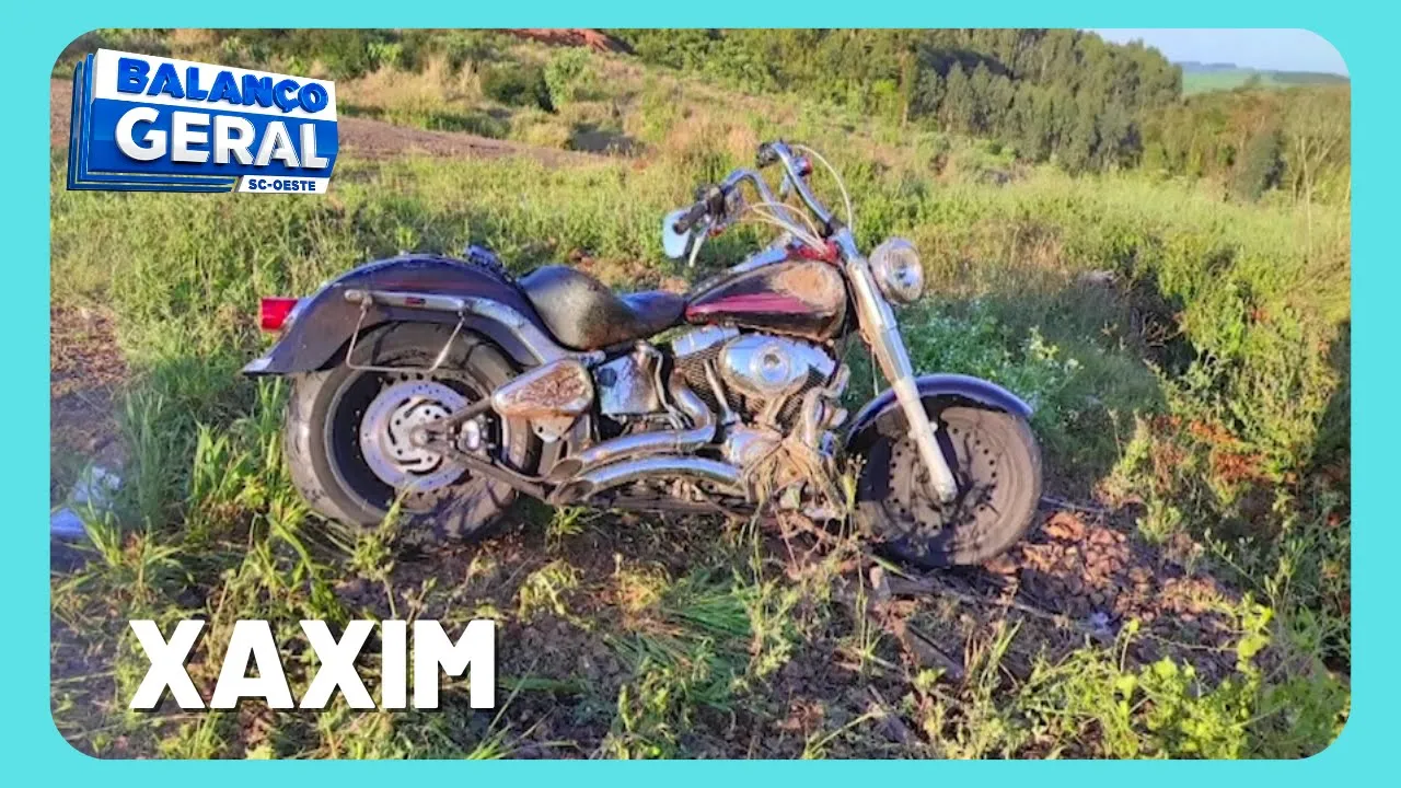 Motociclista morre em acidente na BR-282 em Xaxim
