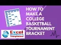 How to Make a College Basketball Tournament Bracket in Excel