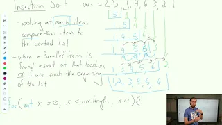 Insertion Sort in Java AP CSA Unit 7