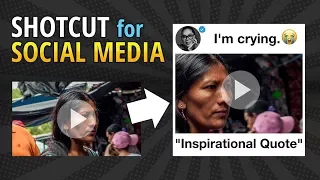 shotcut instagram social media inspirational square video tutorial request 