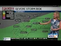 Tracking two rounds of storms