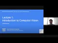 Lecture 1-2 Introduction to Computer Vision