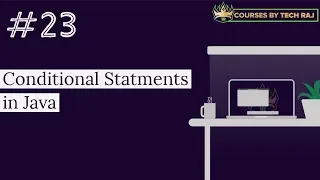 PFB - Conditional Statements in Java