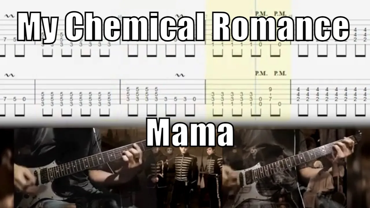 My Chemical Romance Mama Guitar Cover With Tab