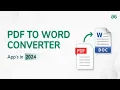 PDF to Word Converter with GUI