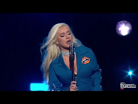 Download MP3 Christina Aguilera- Beautiful \u0026 Pero Me Acuerdo De Ti Live (Verizon Big Concert for Small Business)