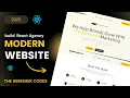 How to Build a Modern Responsive Website with React JS Tailwind CSS Step-by-Step in Hindi