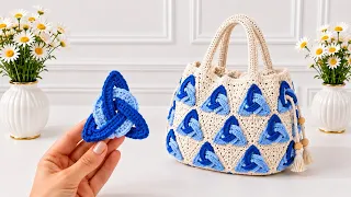 How to Crochet This Stunning Geometric Bag | Easy Crochet Bag Tutorial