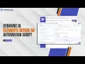 Utilizing Dynamic UI elements in a Script