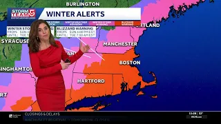 Blizzard warning extended into central parts of western Mass