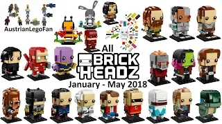 All Lego Brickheadz January - May 2018 Complete Collection - Lego Speed Build Review
