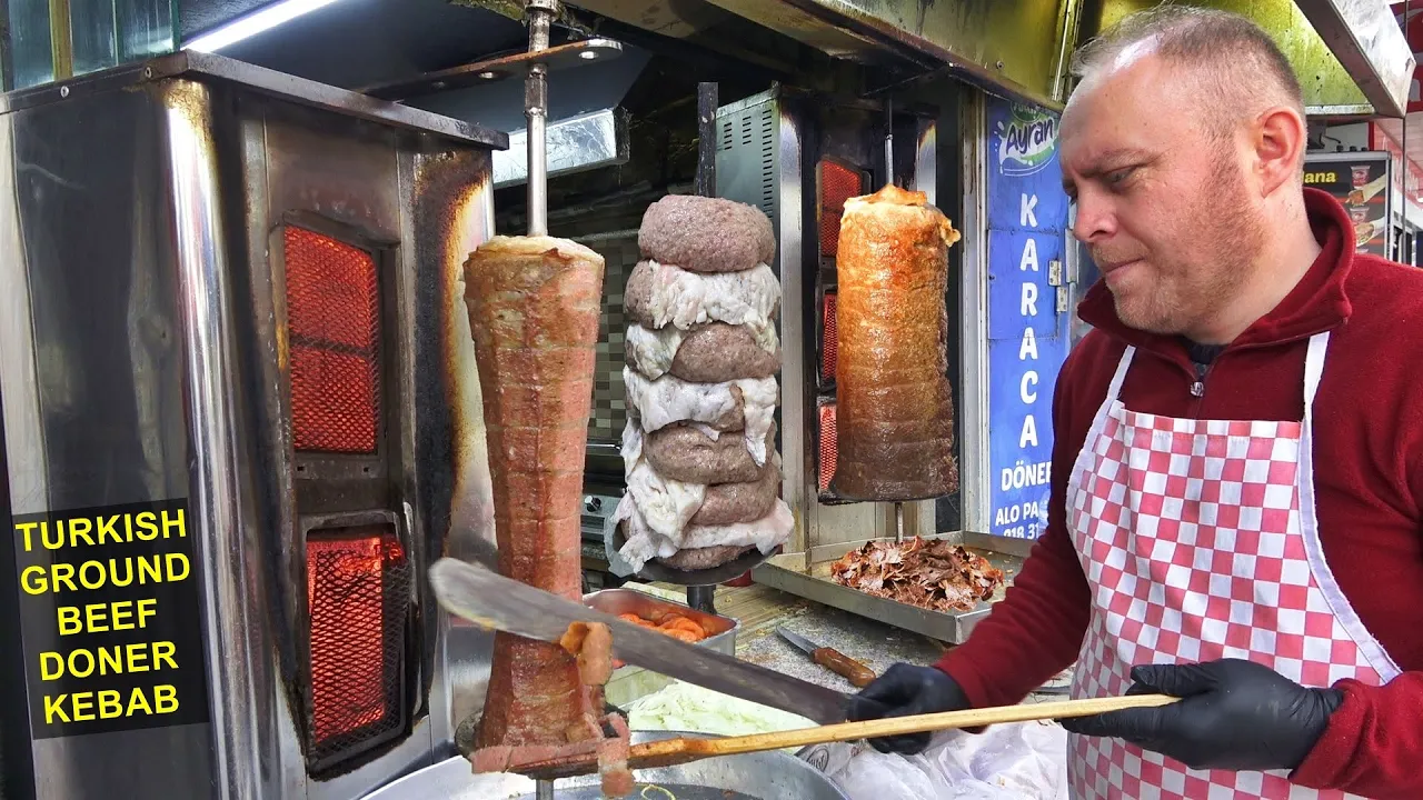 Turkish Minced Meat Doner Recipe How To Make 5 Kilogram Ground Beef Doner Kebab