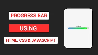 ASMR Animated Progress Bar HTML CSS JavaScript Web Development Tutorial