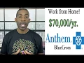 Admin Work From Home Job 70 Administrative Assistant II at Anthem Blue Cross Blue Shield