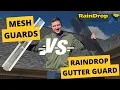 The Best Gutter Guard Mesh Gutters VS Raindrop Gutter Guards