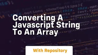 Converting a javascript string to an array