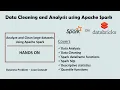 Data Cleaning and Analysis using Apache Spark