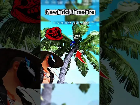 Dikasih Tau Cara Naik Keatas Pohon KELAPA Di FreeFire #ff #ffshorts