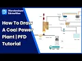 Coal Power Plant PFD Tutorial Process Flow Diagram in EdrawMax