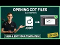 Opening CDT Files CorelDRAW