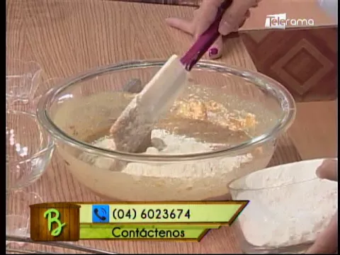 Torta de manzana y nueces 