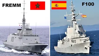 Clase FREMM de Marruecos vs Clase F100 de España ¿Que buque es el más poderoso?