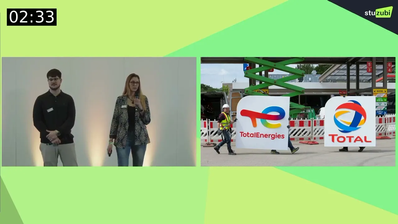 TotalEnergies beim Job Slams auf der STUZUBI 2023 in Berlin