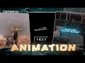 AE Inspired Text Animation In Alight Motion Beginner Friendly Tutorial