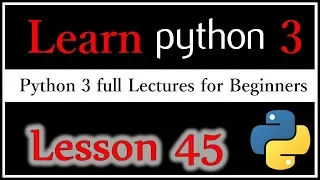 Exercise With Solution Homework - Learn Python 3 Lesson 45