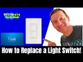 HOW TO WIRE A LIGHT SWITCH OR REPLACE A LIGHT SWITCH - SINGLE POLE