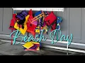 Beach Day Let Children Learn Marine On A Low Tide Day