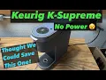 Keurig K-Supreme Won t Turn On How To Reset Thermal Switch For No Power Issue