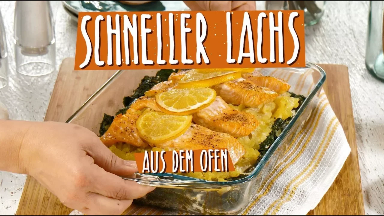 Die schonende Methode einen Lachs zuzubereiten ist das gleichmäßige Garen im Backofen. Durch die kon. 
