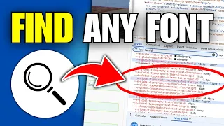 How To Find Font Used On ANY Website Full Guide