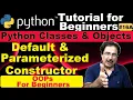 Learn python classes and objects Class in python example code Constructor in python example