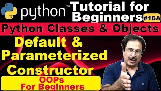 Learn python classes and objects Class in python example code Constructor in python example