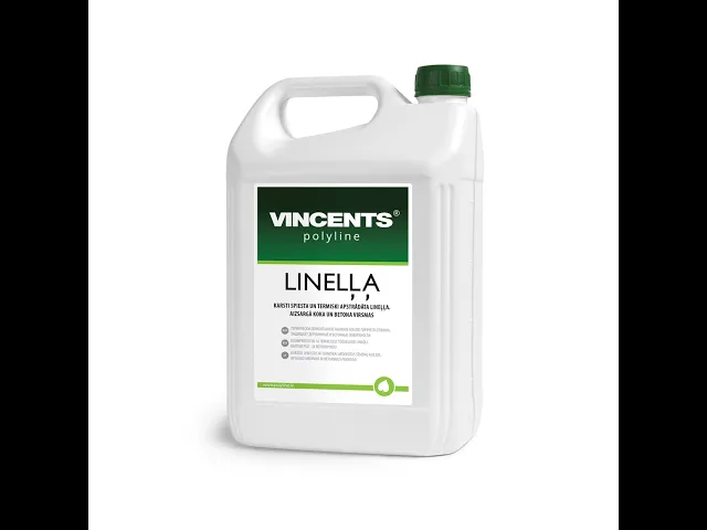 Aliejus medienai VINCENTS POLYLINE LINELLA, linų sėmenų, 1 l