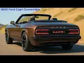 Lagu 2026 Ford Capri Convertible—a modern classic reborn for a new generation