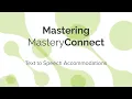 Text to Speech Accommodations in Mastery Connect