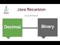 Recursion How to convert decimal to binary number using recursion in java